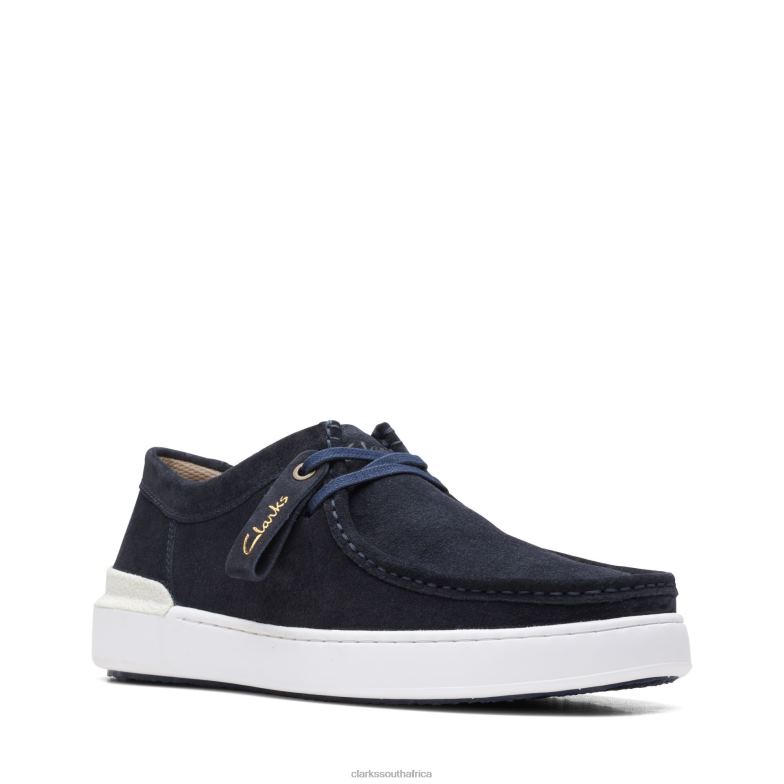 Court Lite Wally Navy Suede Clarks 840403766 Men Clarks Navy Suede