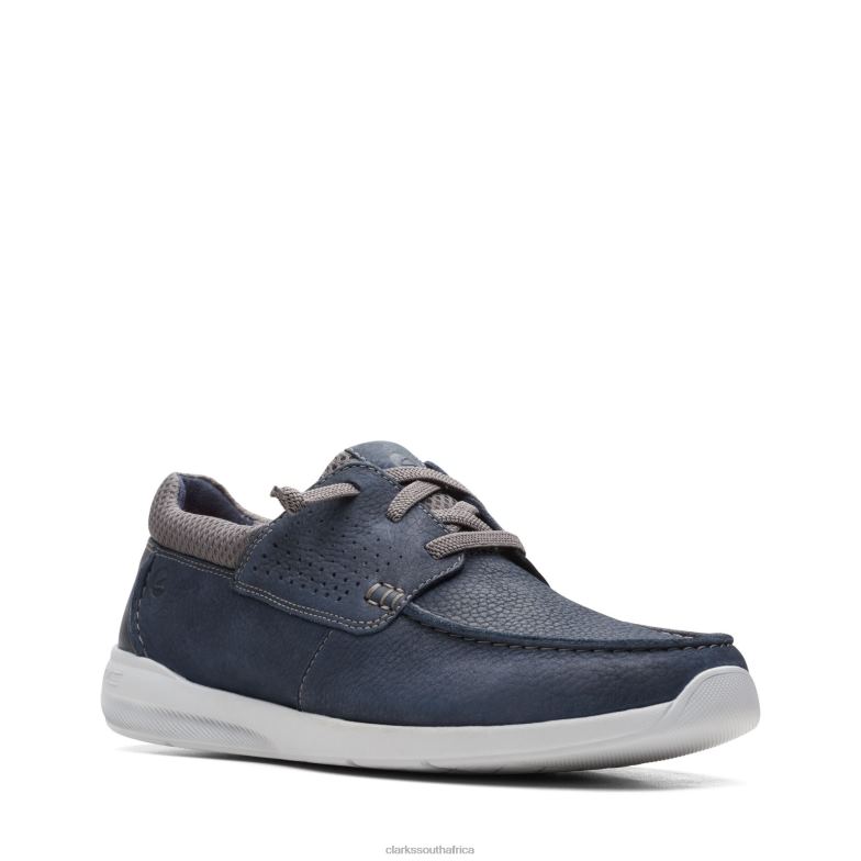 Gorwmoc Clarks Navy Nubuck 840403455 Men Clarks Navy Nubuck