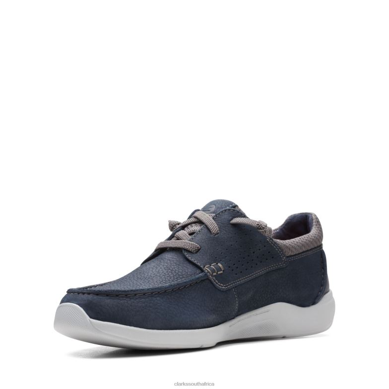 Gorwmoc Clarks Navy Nubuck 840403455 Men Clarks Navy Nubuck