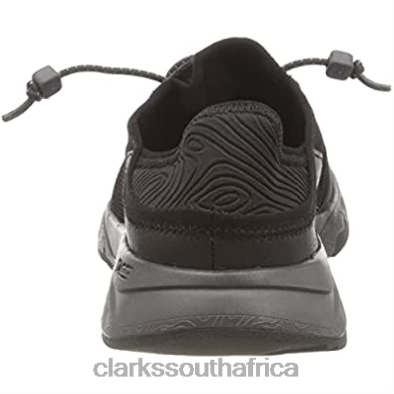 Men's Davis Low Sneaker Clarks Black Combi 84040895 Men Clarks Black Combi