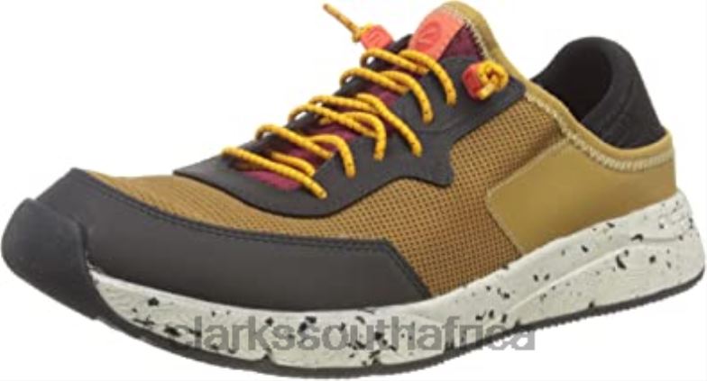 Men's Davis Low Sneaker Clarks Yel Low Combi 840402773 Men Clarks Yellow Combi