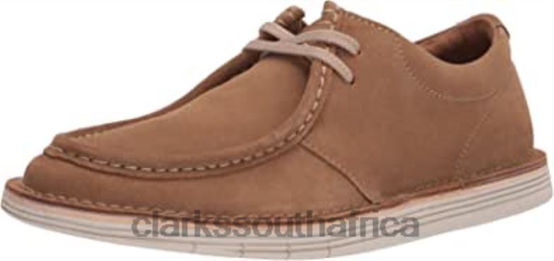 Men's Forge Run Sneaker Dark Sand Suede Clarks 840402590 Men Clarks Dark Sand Suede