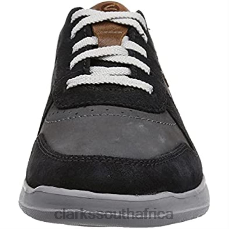 Men's Gaskill Vibe Sneaker Black Combi Clarks 840402278 Men Clarks
