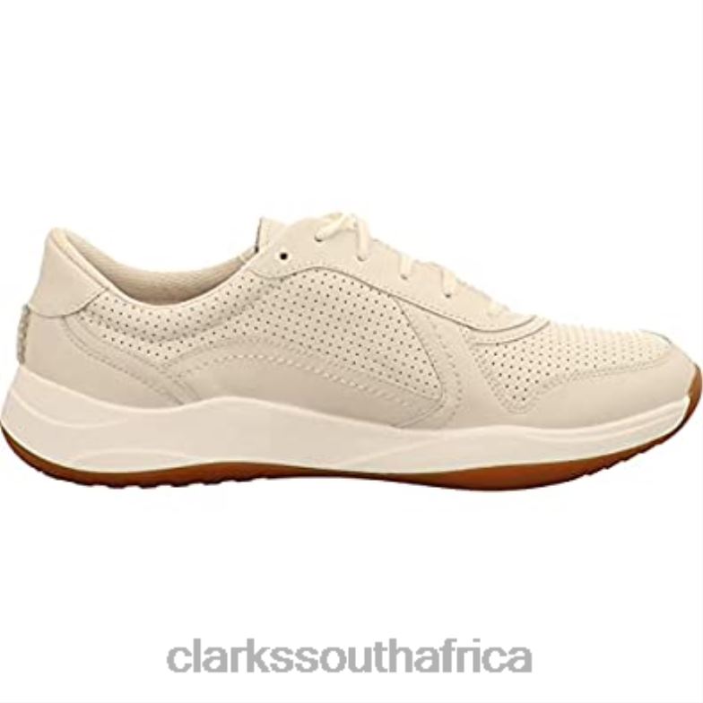 Men's Sift Speed Low-Top Sneakers White White Leather White Leather Clarks 84040718 Men Clarks White Leather