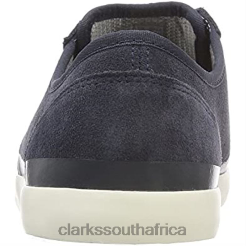 Men's Torbay Rand Low-Top Sneakers Blue Blue Suede Clarks 840402550 Men Clarks Blue Suede