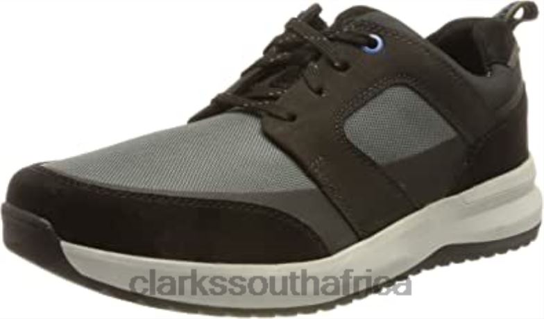 Men's Wellman Lace Sneaker Clarks Schwarz 840401239 Men Clarks Schwarz