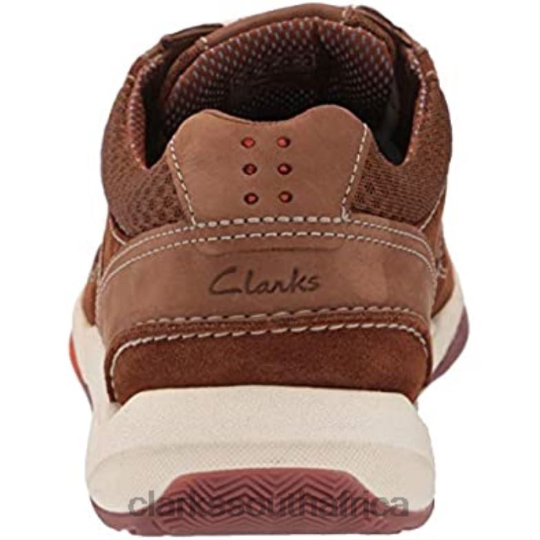 Tan Nubuck Clarks Men's Langton Lane Sneaker 840402931 Men Clarks