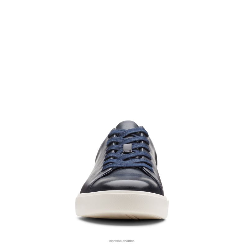 Un Costa Lace Navy Leather Clarks 840403622 Men Clarks Navy Leather