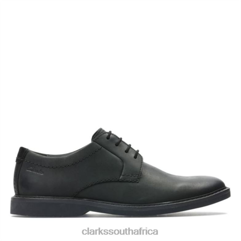 Black Leather Clarks Atticus Lt Lace Black Leather 840406768 Men Clarks Black Leather