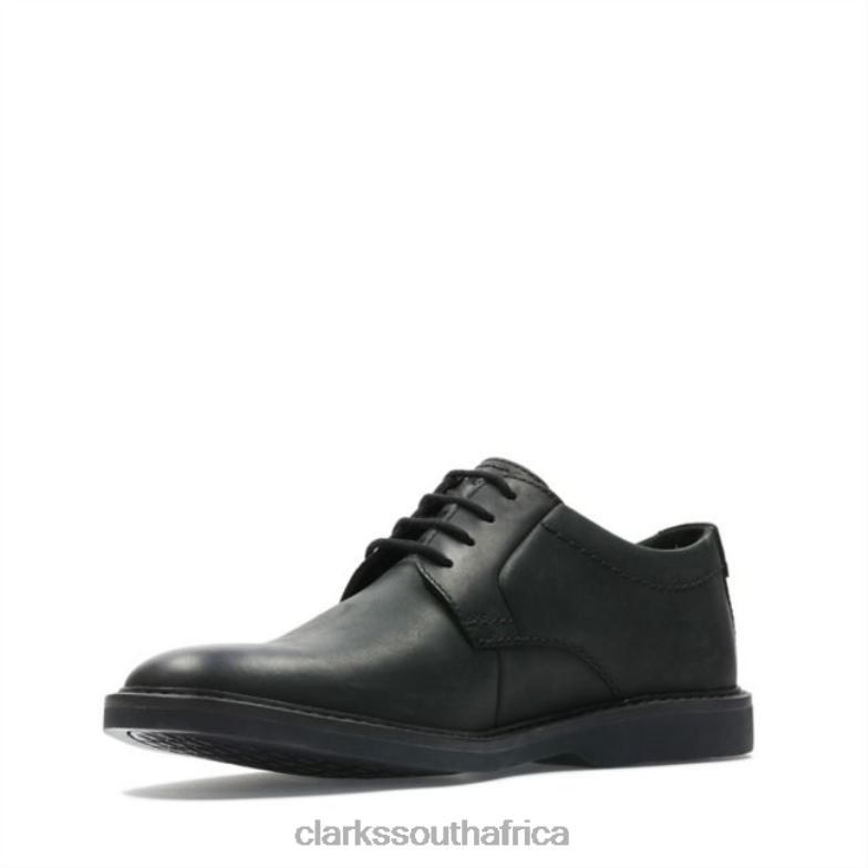 Black Leather Clarks Atticus Lt Lace Black Leather 840406768 Men Clarks Black Leather