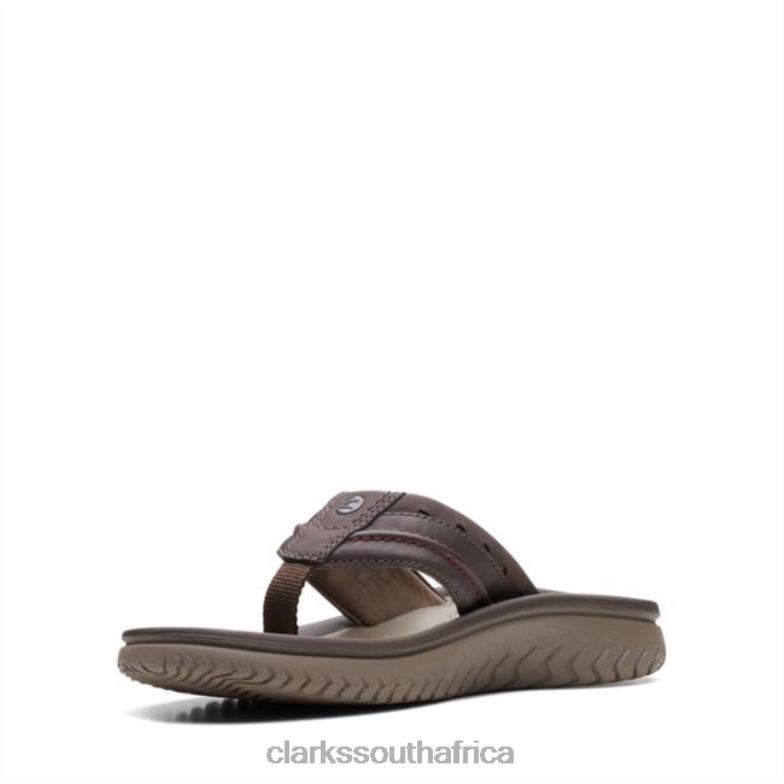 Brown Clarks Wesley Post Brown 840406800 Men Clarks Brown