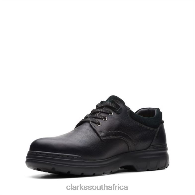 Clarks Black Leather Rockie2 Lo Gtx Black Leather 840405473 Men Clarks Black Leather