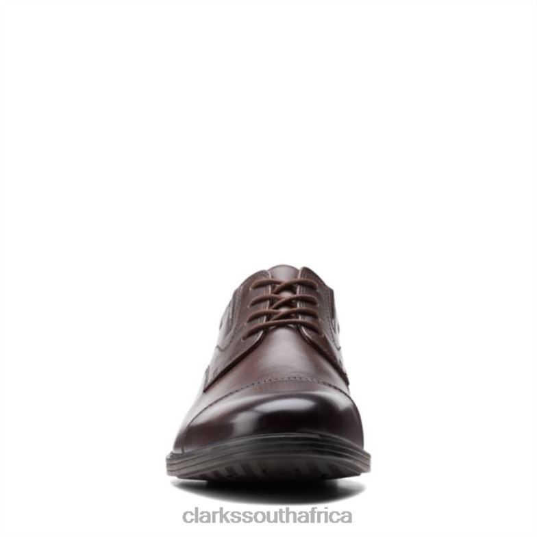 Clarks Whiddon Cap Dark Brown Dark Brown 840406586 Men Clarks Dark Brown