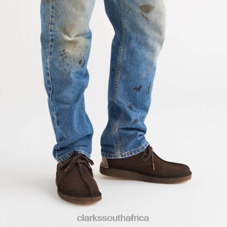 Dark Brown Clarks Desert Trek Dark Brown 840405552 Men Clarks Dark Brown