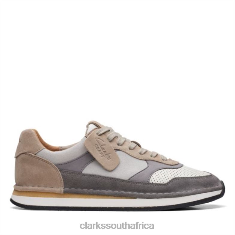 Grey Combination Clarks Craft Run Tor Grey Combination 840405539 Men Clarks Grey Combination