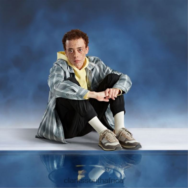 Grey Combination Clarks Craft Run Tor Grey Combination 840405539 Men Clarks Grey Combination