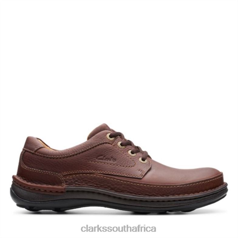 Mahoga Ny Leather Nature Three Mahoga Ny Leather Clarks 840405492 Men Clarks Mahogany Leather