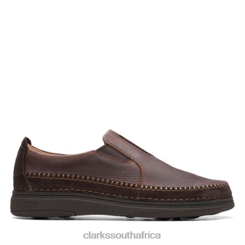 Nature 5 Walk Dark Brown Combi Clarks Dark Brown Combi 840406583 Men Clarks Dark Brown Combi