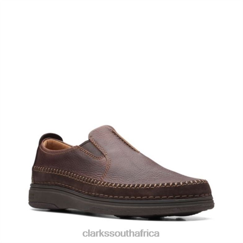 Nature 5 Walk Dark Brown Combi Clarks Dark Brown Combi 840406583 Men Clarks Dark Brown Combi
