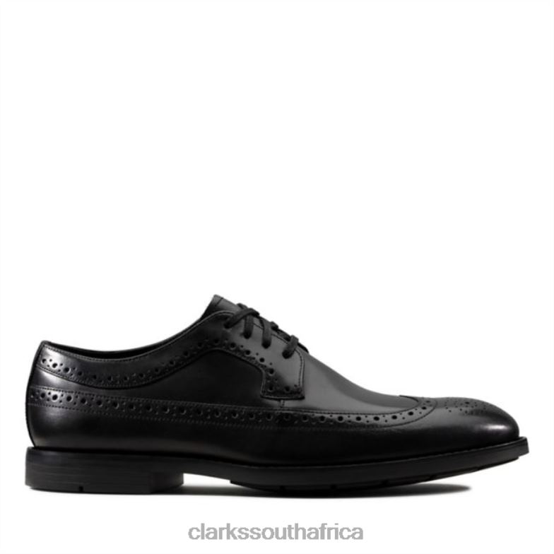 Ronnie Limit Black Leather Clarks Black Leather 840405549 Men Clarks Black Leather