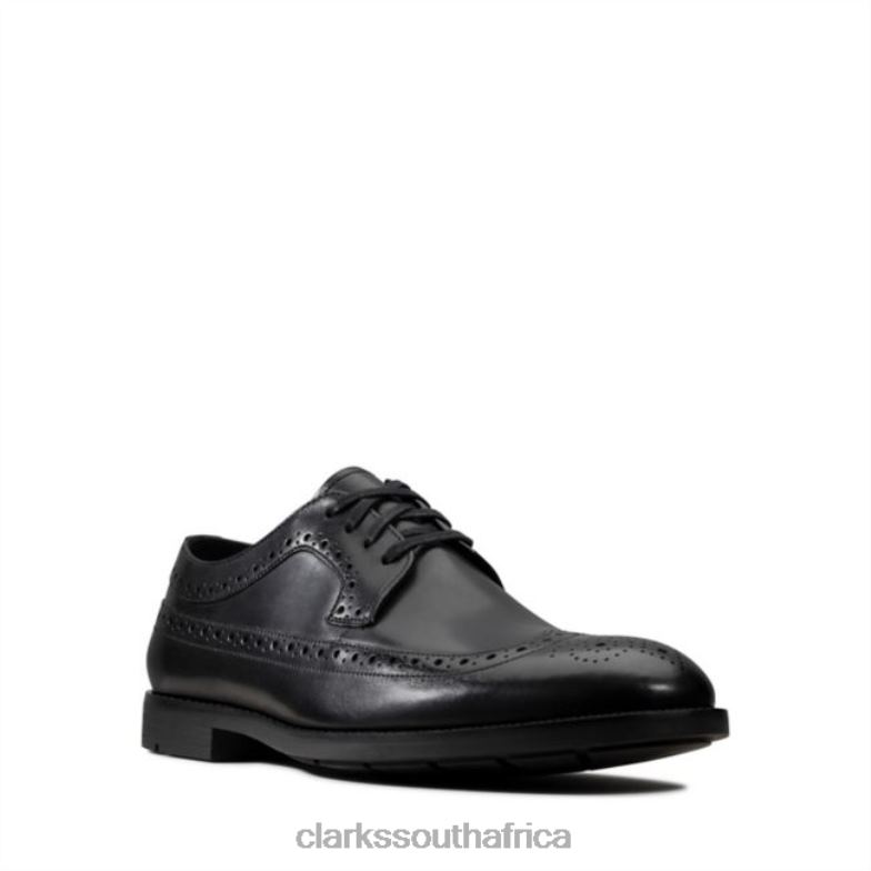 Ronnie Limit Black Leather Clarks Black Leather 840405549 Men Clarks Black Leather