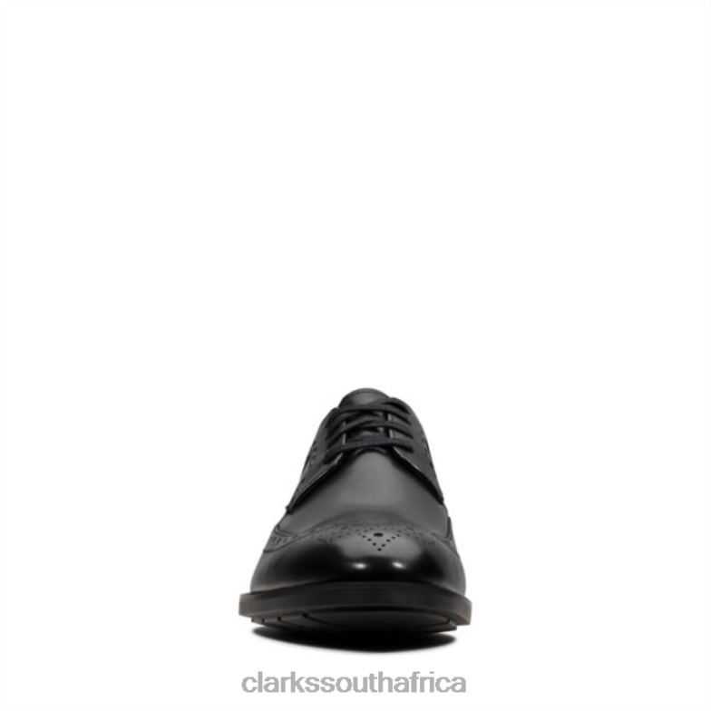 Ronnie Limit Black Leather Clarks Black Leather 840405549 Men Clarks Black Leather