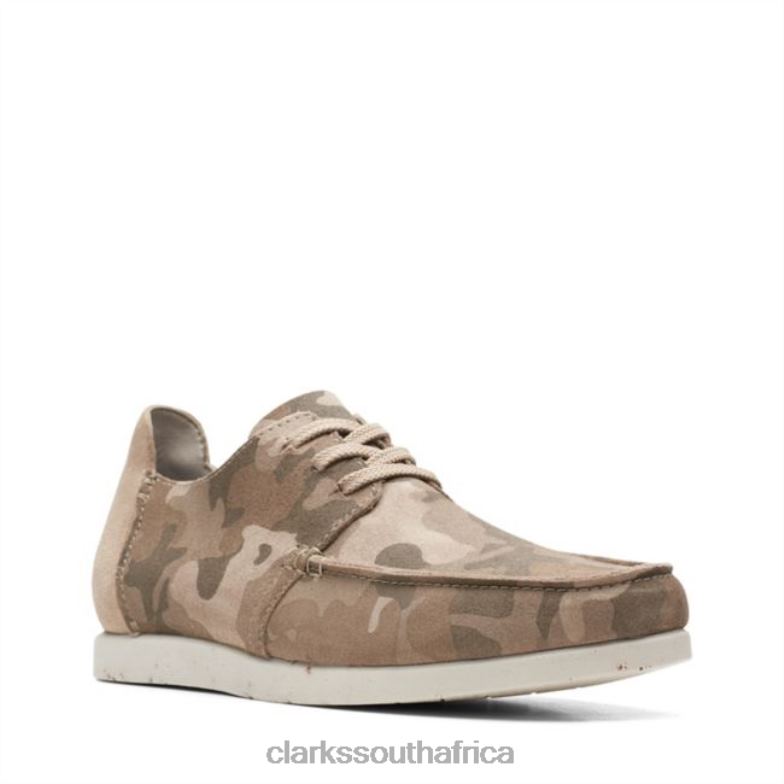 Shacre Lite Low Sand Camo Clarks Sand Camo 840406821 Men Clarks Sand Camo