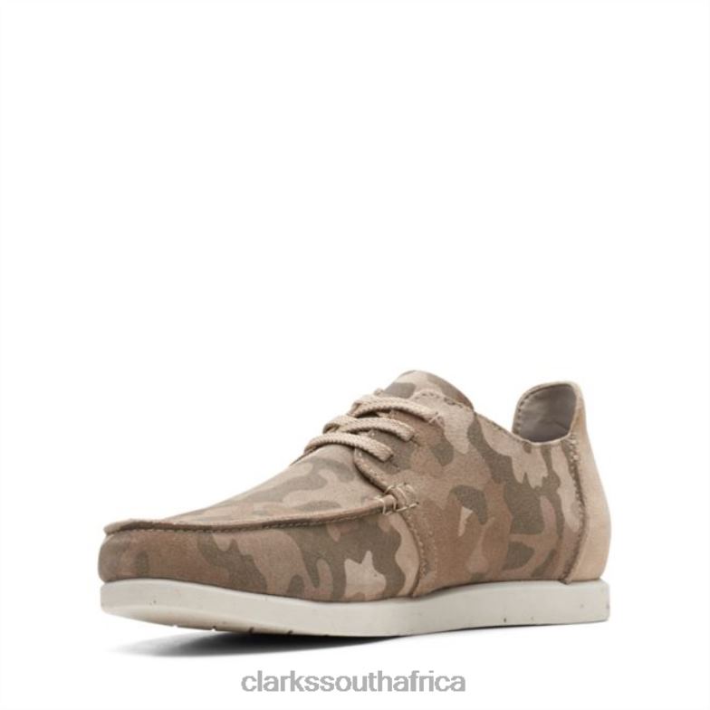 Shacre Lite Low Sand Camo Clarks Sand Camo 840406821 Men Clarks Sand Camo