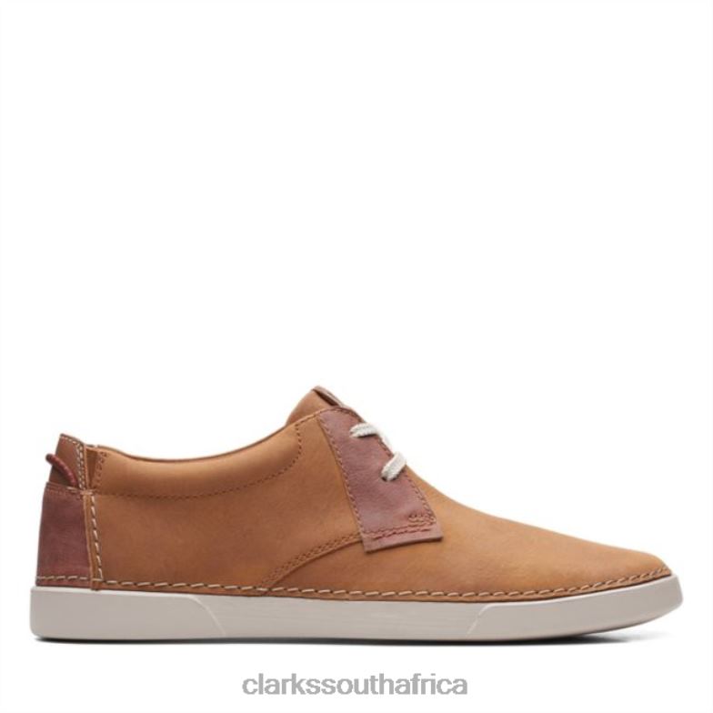 Tan Leather Clarks Gereld Low Tan Leather 840406803 Men Clarks Tan Leather