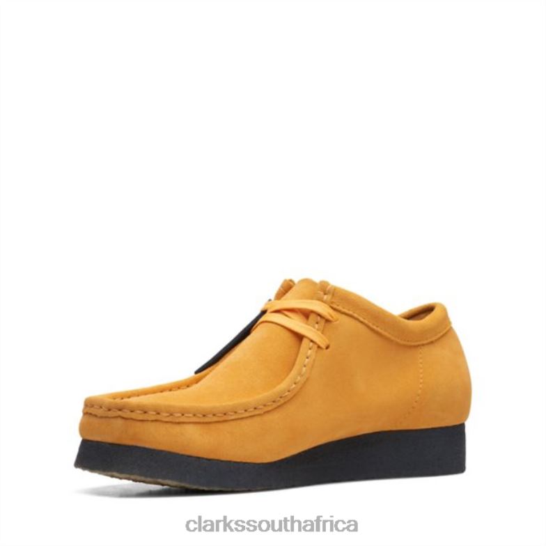 Wallabee Yel Low/Blue Clarks Yel Low/Blue 840406637 Men Clarks Yellow/Blue