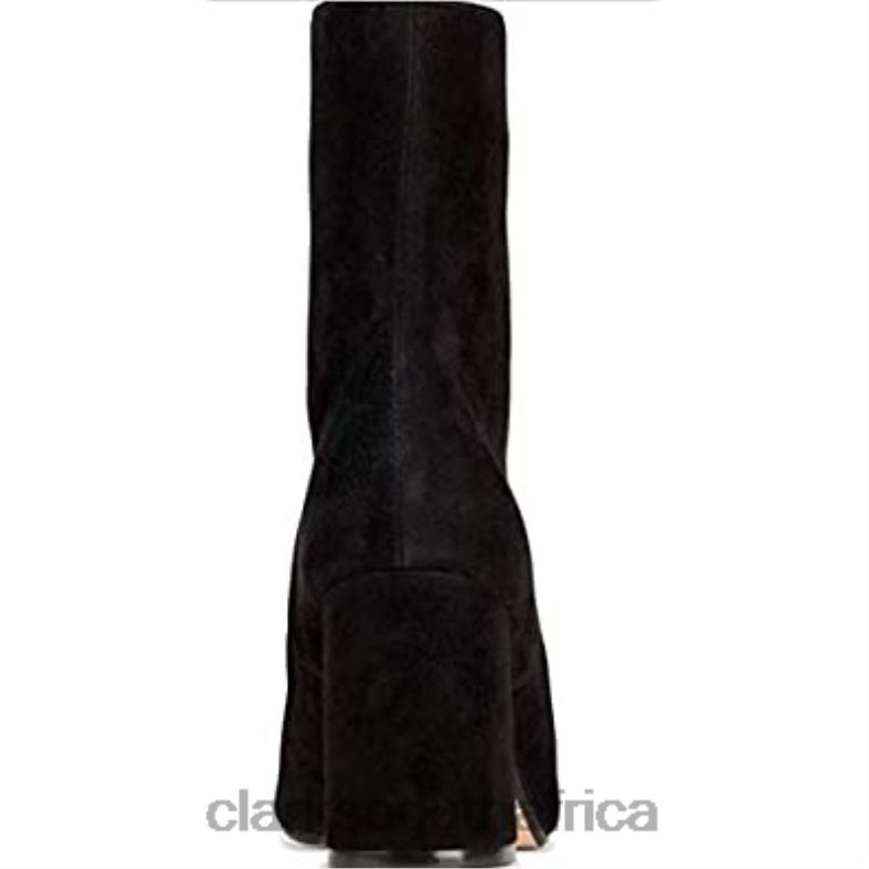 Clarks Black Laina 85 Suede Ankle Boots Black 840401 Unisex Clarks Black