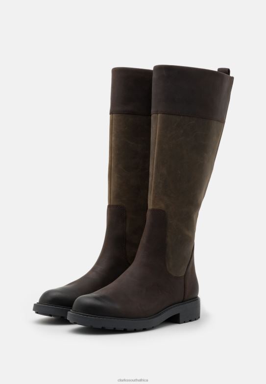 Dark Brown Orinoco Boots Clarks 840407092 Unisex Clarks Dark Brown