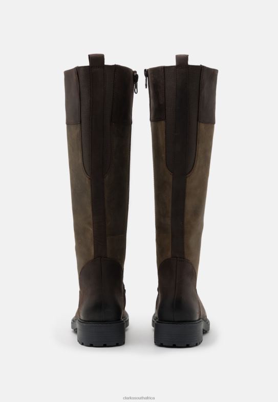 Dark Brown Orinoco Boots Clarks 840407092 Unisex Clarks Dark Brown
