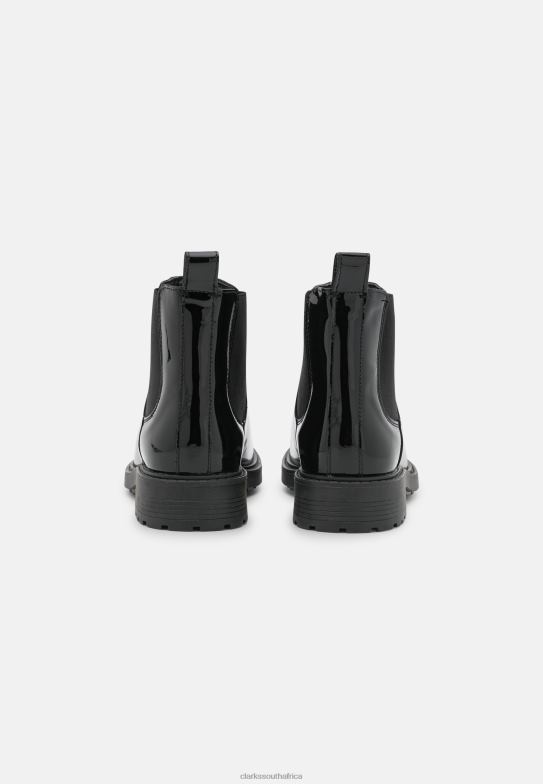 Orinoco Lane Ankle Boots Black Clarks 840407062 Unisex Clarks Black