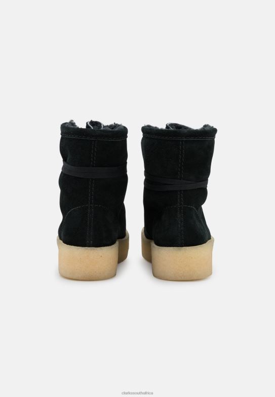 Wallabee Cup Lace-Up Ankle Boots Clarks Black 840407085 Unisex Clarks Black