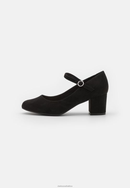 Black Clarks Classic Heels 840406992 Unisex Clarks Black