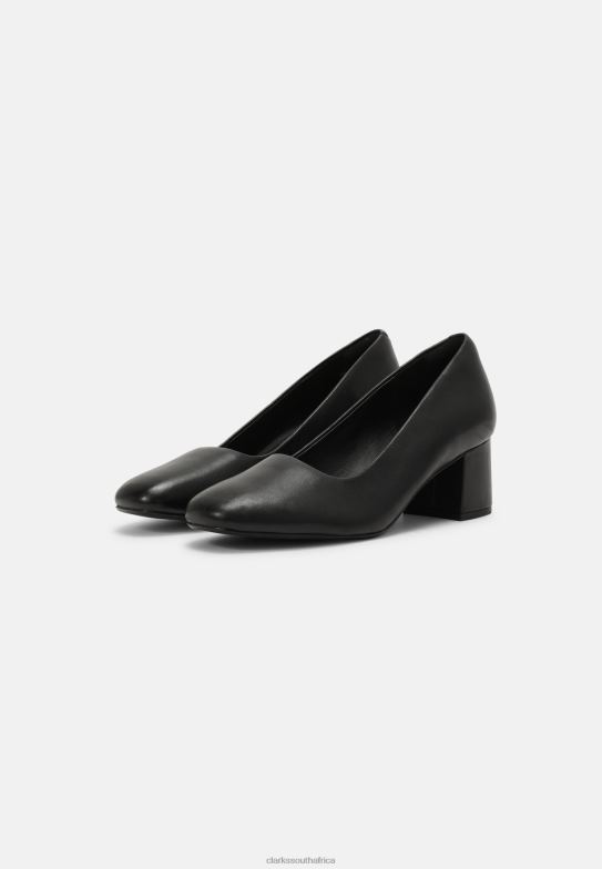 Black Clarks Sheer Court Classic Heels 840406968 Unisex Clarks Black