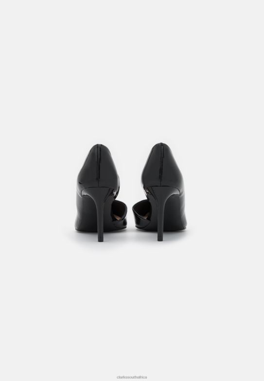 Clarks Black Classic Heels 840407009 Unisex Clarks Black
