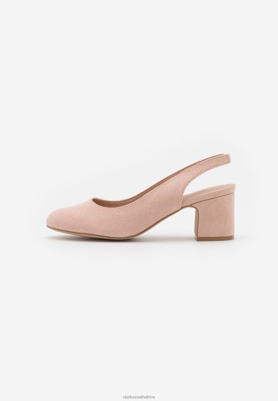Clarks Light Pink Classic Heels 840406985 Unisex Clarks Light Pink
