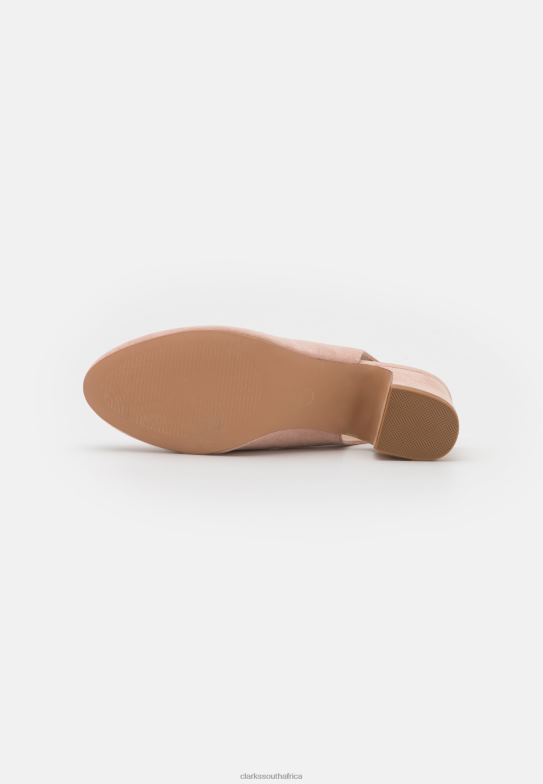 Clarks Light Pink Classic Heels 840406985 Unisex Clarks Light Pink