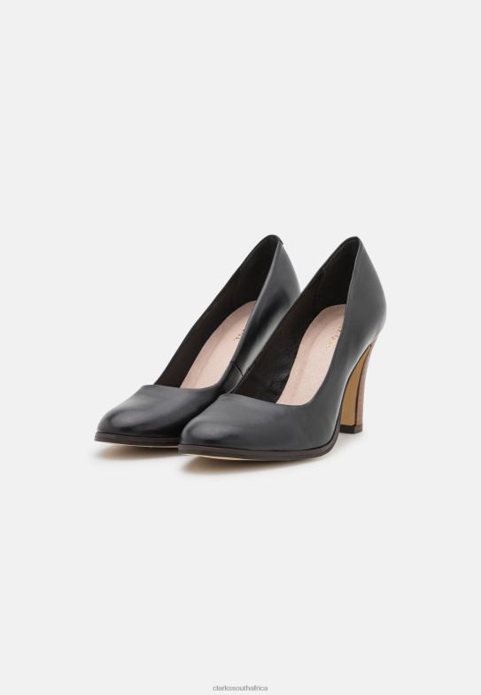 Leather Classic Heels Clarks Black 840407015 Unisex Clarks Black
