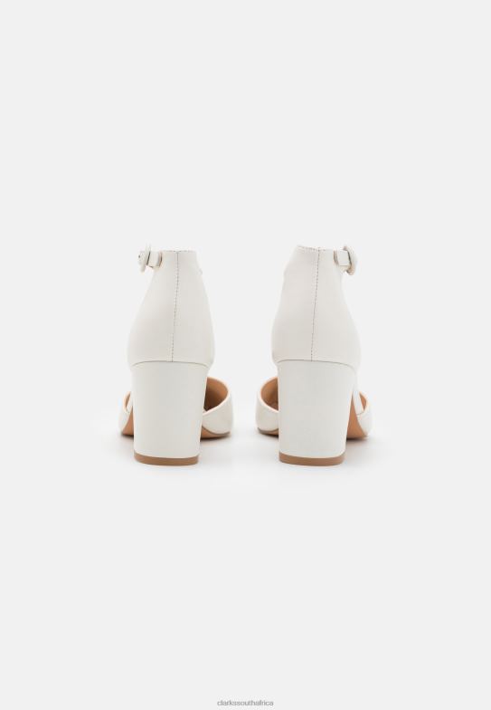 Leather Classic Heels Clarks White 840407013 Unisex Clarks White