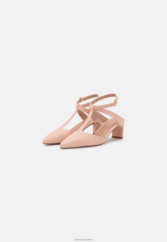 Light Pink Clarks Classic Heels 840406976 Unisex Clarks Light Pink