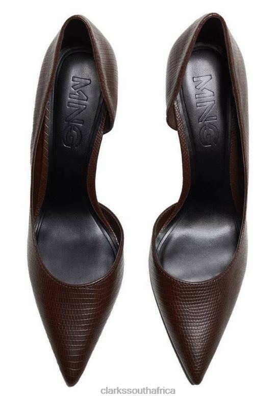 Audrey High Heels Schokolade Clarks 840407038 Unisex Clarks Schokolade