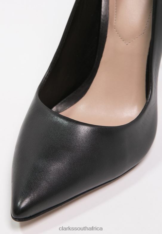 Black Clarks Cassedy High Heels 840406979 Unisex Clarks Black