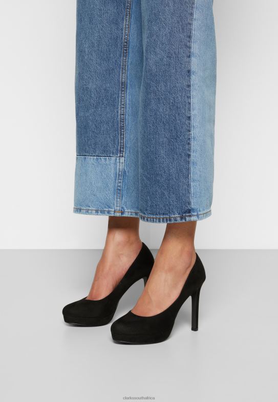 Clarks High Black Heels 840407052 Unisex Clarks Black