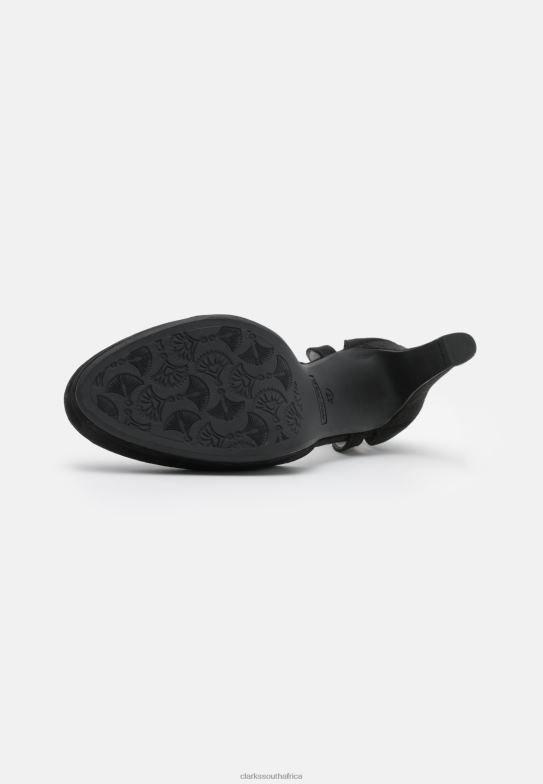 Fashion Black Clarks High Heels 840407027 Unisex Clarks Black
