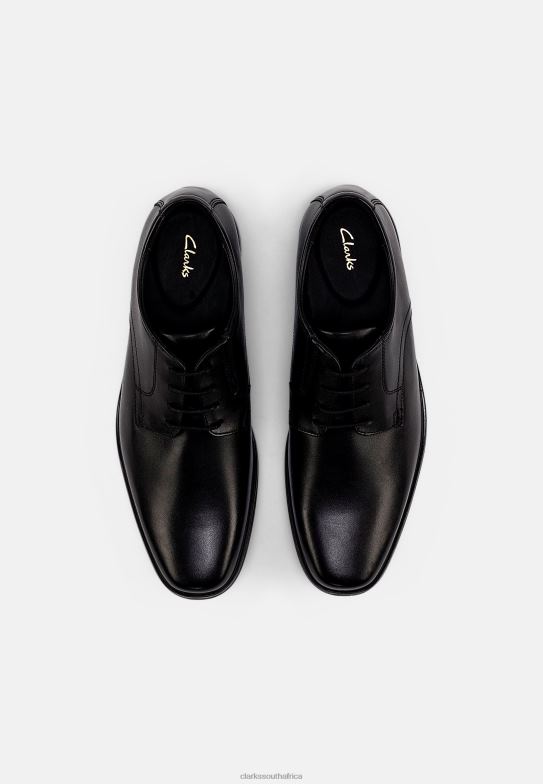 Black Clarks Howard Walk Lace-Ups 840407139 Unisex Clarks Black