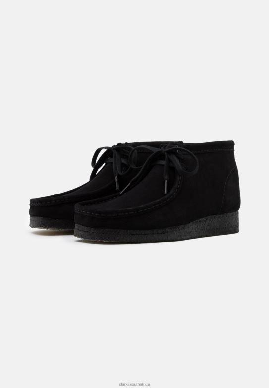 Black Wallabee Casual Lace-Ups Clarks 840407140 Unisex Clarks Black