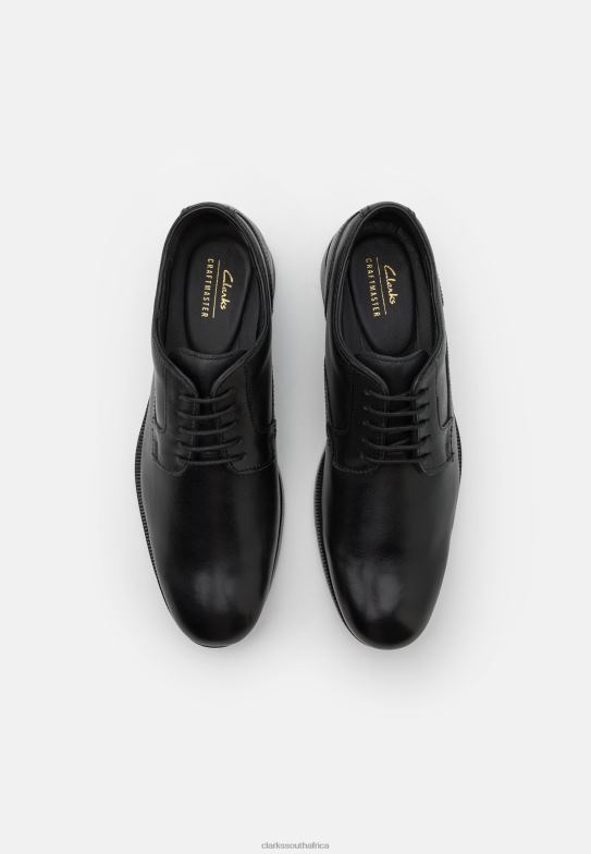 Clarks Black Craftdean Lace Lace-Ups 840407113 Unisex Clarks Black